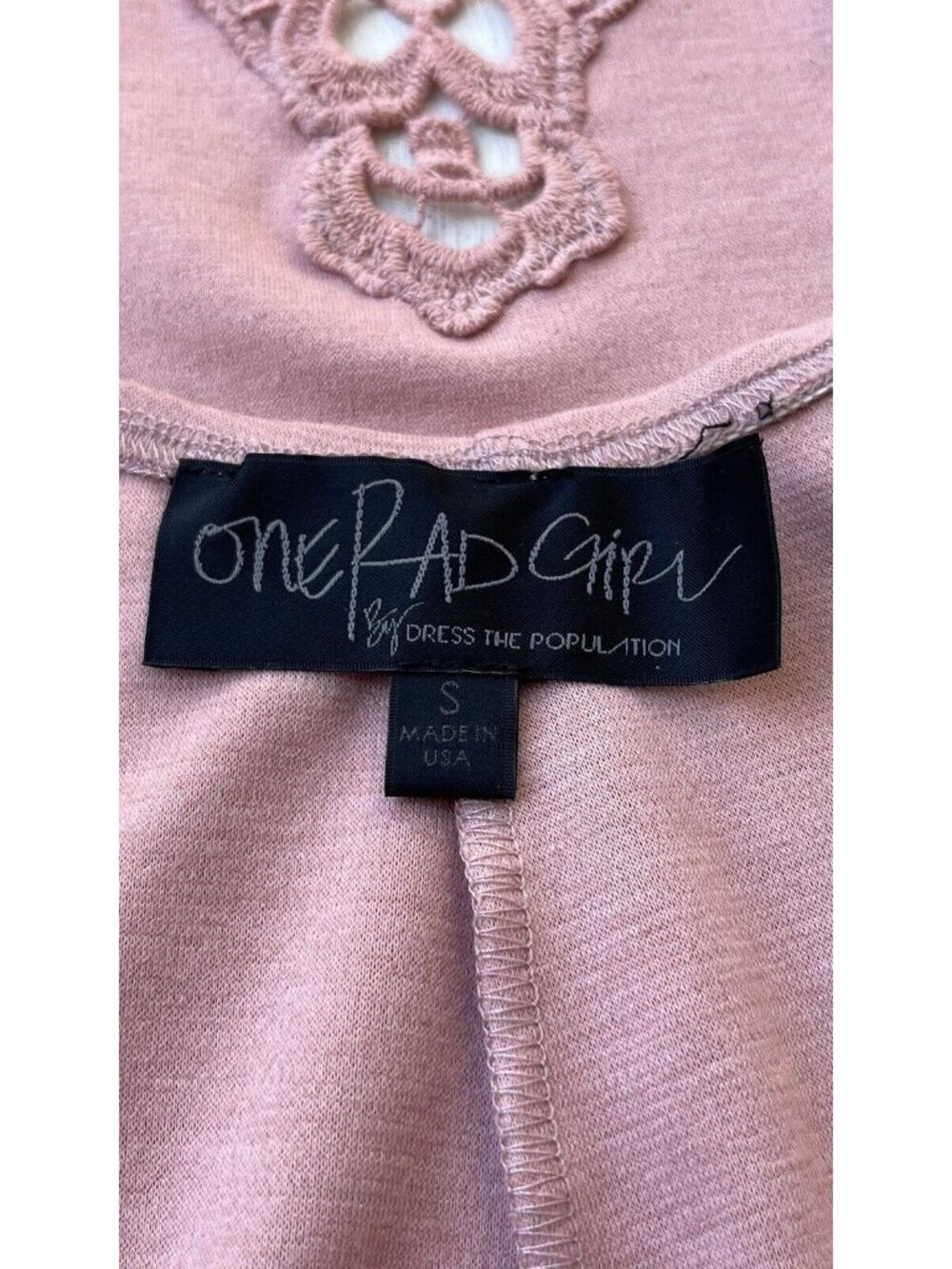 One Rad Girl by Dress the Population Pink Sexy Mini Dress Size Small NEW - Picture 5 of 10